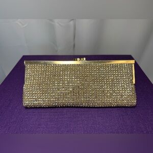 Elegant Gold Swag Bags Evening Clutch
